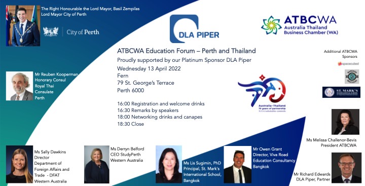 ATBCWA Education Forum – Perth & Thailand